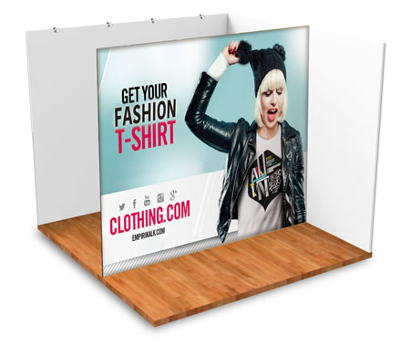 Graphics for trade show stands