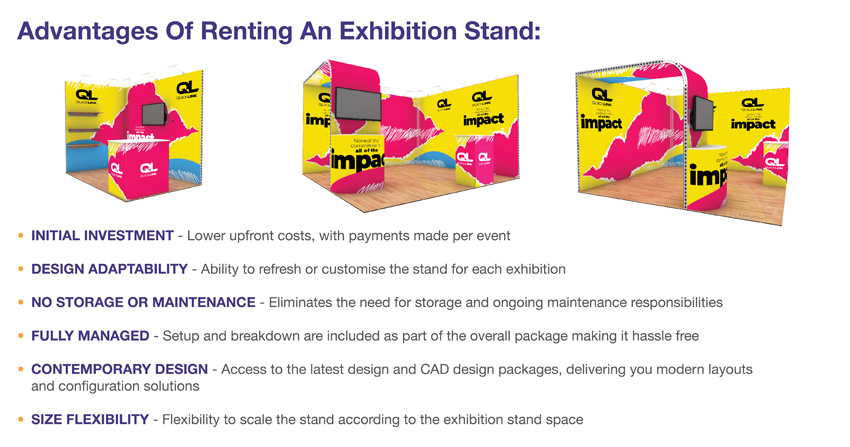 Advantages of exhibition stand rental